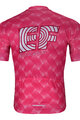 BONAVELO Kurzarm Radtrikot und Shorts - EDUCATION FIRST 2025 - Rosa/Schwarz