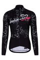 HOLOKOLO Fahrradjacke und Hose für den Winter - GRAFFITI LADY - Schwarz/Weiß