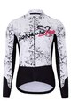 HOLOKOLO Fahrrad-Thermojacke - GRAFFITI LADY - Weiß/Schwarz