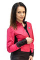 HOLOKOLO Fahrrad-Thermojacke - CLASSIC LADY - Rosa/Schwarz