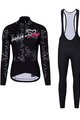 HOLOKOLO Fahrradjacke und Hose für den Winter - GRAFFITI LADY - Schwarz/Weiß