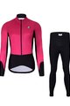 HOLOKOLO Fahrradjacke und Hose für den Winter - CLASSIC LADY - Schwarz/Rosa