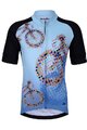 HOLOKOLO Kurzarm Radtrikot und Shorts - RIDERS KIDS - Schwarz/Blau/mehrfarbig