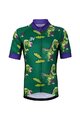 HOLOKOLO Kurzarm Radtrikot und Shorts - DINOSAURUS - Grün/Schwarz