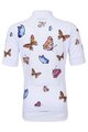 HOLOKOLO Kurzarm Radtrikot und Shorts - BUTTERFLIES - Schwarz/Weiß