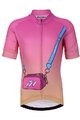 HOLOKOLO Kurzarm Radtrikot und Shorts - CANDYBAG - mehrfarbig/Rosa/Schwarz