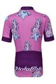 HOLOKOLO Kurzarm Radtrikot und Shorts - UNICORNS - Lila/Schwarz