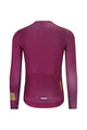 HOLOKOLO Langarm Radtrikot und Hose - VICTORIOUS GOLD - bordeaux/Schwarz
