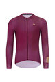 HOLOKOLO Langarm Radtrikot und Hose - VICTORIOUS GOLD - bordeaux/Schwarz