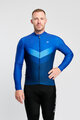 HOLOKOLO Langarm Fahrradtrikot für den Winter - ARROW WINTER - Blau