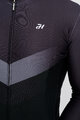 HOLOKOLO Langarm Fahrradtrikot für den Winter - ARROW WINTER - Schwarz/Grau
