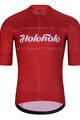 HOLOKOLO Kurzarm Radtrikot und Shorts - GEAR UP  - Schwarz/Rot