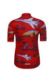 HOLOKOLO Kurzarm Radtrikot und Shorts - SPEED - Schwarz/Rot/mehrfarbig