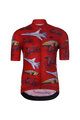 HOLOKOLO Kurzarm Radtrikot und Shorts - SPEED - Schwarz/Rot/mehrfarbig