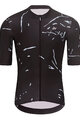 HOLOKOLO Kurzarm Radtrikot und Shorts - PASSION - Schwarz/Weiß