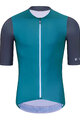 HOLOKOLO Kurzarm Radtrikot und Shorts - PERFORMANCE - Grün/Lila/Beige