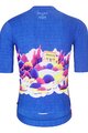 HOLOKOLO Kurzarm Radtrikot und Shorts - VOYAGE - Blau/Rosa/mehrfarbig
