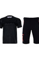 HOLOKOLO MTB Radtrikot und Hose - BLACK VIBE MTB - Schwarz