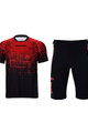 HOLOKOLO MTB Radtrikot und Hose - INFRARED MTB - Rot/Schwarz