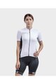 ALÉ Kurzarm Radtrikot und Shorts - COLOR BLOCK LADY - Weiß/Schwarz