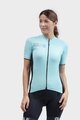ALÉ Kurzarm Radtrikot und Shorts - COLOR BLOCK LADY - Schwarz/Blau