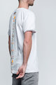 NU. BY HOLOKOLO Kurzarm Fahrrad-Shirt - PEDAL BY PEDAL - mehrfarbig/Weiß