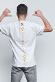 NU. BY HOLOKOLO Kurzarm Fahrrad-Shirt - PEDAL BY PEDAL - mehrfarbig/Weiß