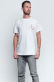 NU. BY HOLOKOLO Kurzarm Fahrrad-Shirt - PEDAL BY PEDAL - mehrfarbig/Weiß