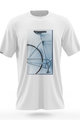 NU. BY HOLOKOLO Kurzarm Fahrrad-Shirt - DON'T QUIT - Weiß/Blau