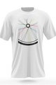 NU. BY HOLOKOLO Kurzarm Fahrrad-Shirt - RIDE THIS WAY - mehrfarbig/Weiß