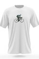 NU. BY HOLOKOLO Kurzarm Fahrrad-Shirt - BEHIND BARS - Weiß/Grün