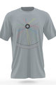 NU. BY HOLOKOLO Kurzarm Fahrrad-Shirt - RIDE THIS WAY - mehrfarbig/Grau