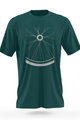 NU. BY HOLOKOLO Kurzarm Fahrrad-Shirt - RIDE THIS WAY - Blau
