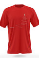 NU. BY HOLOKOLO Kurzarm Fahrrad-Shirt - UP & NEVER STOP - Rot