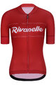 RIVANELLE BY HOLOKOLO Kurzarm Radtrikot und Shorts - GEAR UP - Schwarz/Weiß
