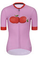 RIVANELLE BY HOLOKOLO Kurzarm Radtrikot und Shorts - FRUIT LADY - Rot/Schwarz/Rosa