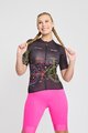 RIVANELLE BY HOLOKOLO Kurzarm Radtrikot und Shorts - MAAPPI DARK LADY - Schwarz/Rosa