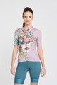 RIVANELLE BY HOLOKOLO Kurzarm Radtrikot und Shorts - MADAM FLOWER - mehrfarbig/Grün