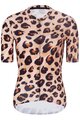 RIVANELLE BY HOLOKOLO Kurzarm Radtrikot und Shorts - WILDCAT II - Beige/Schwarz