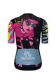 RIVANELLE BY HOLOKOLO Kurzarm Radtrikot und Shorts - MEDITATION  - Rosa/Schwarz