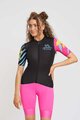 RIVANELLE BY HOLOKOLO Kurzarm Radtrikot und Shorts - MEDITATION  - Rosa/Schwarz