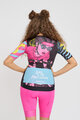RIVANELLE BY HOLOKOLO Kurzarm Radtrikot und Shorts - MEDITATION  - Rosa/Schwarz