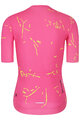 RIVANELLE BY HOLOKOLO Kurzarm Radtrikot und Shorts - PASSION - Gelb/Rosa