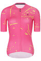 RIVANELLE BY HOLOKOLO Kurzarm Radtrikot und Shorts - PASSION - Gelb/Rosa