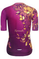 RIVANELLE BY HOLOKOLO Kurzarm Radtrikot und Shorts - BAROC - Gelb/Lila