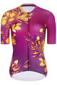 RIVANELLE BY HOLOKOLO Kurzarm Radtrikot und Shorts - BAROC - Gelb/Lila