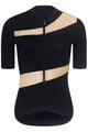 RIVANELLE BY HOLOKOLO Kurzarm Radtrikot und Shorts - GLAMOR - Beige/Schwarz