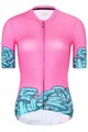 RIVANELLE BY HOLOKOLO Kurzarm Radtrikot und Shorts - MEDUSA - Türkis/Rosa/Grün