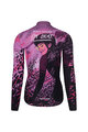 RIVANELLE Fahrradjacke und Hose für den Winter - ROSESCAPE WINTER - Lila/Schwarz