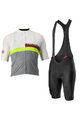 CASTELLI Kurzarm Radtrikot und Shorts - A BLOCCO - mehrfarbig/Schwarz